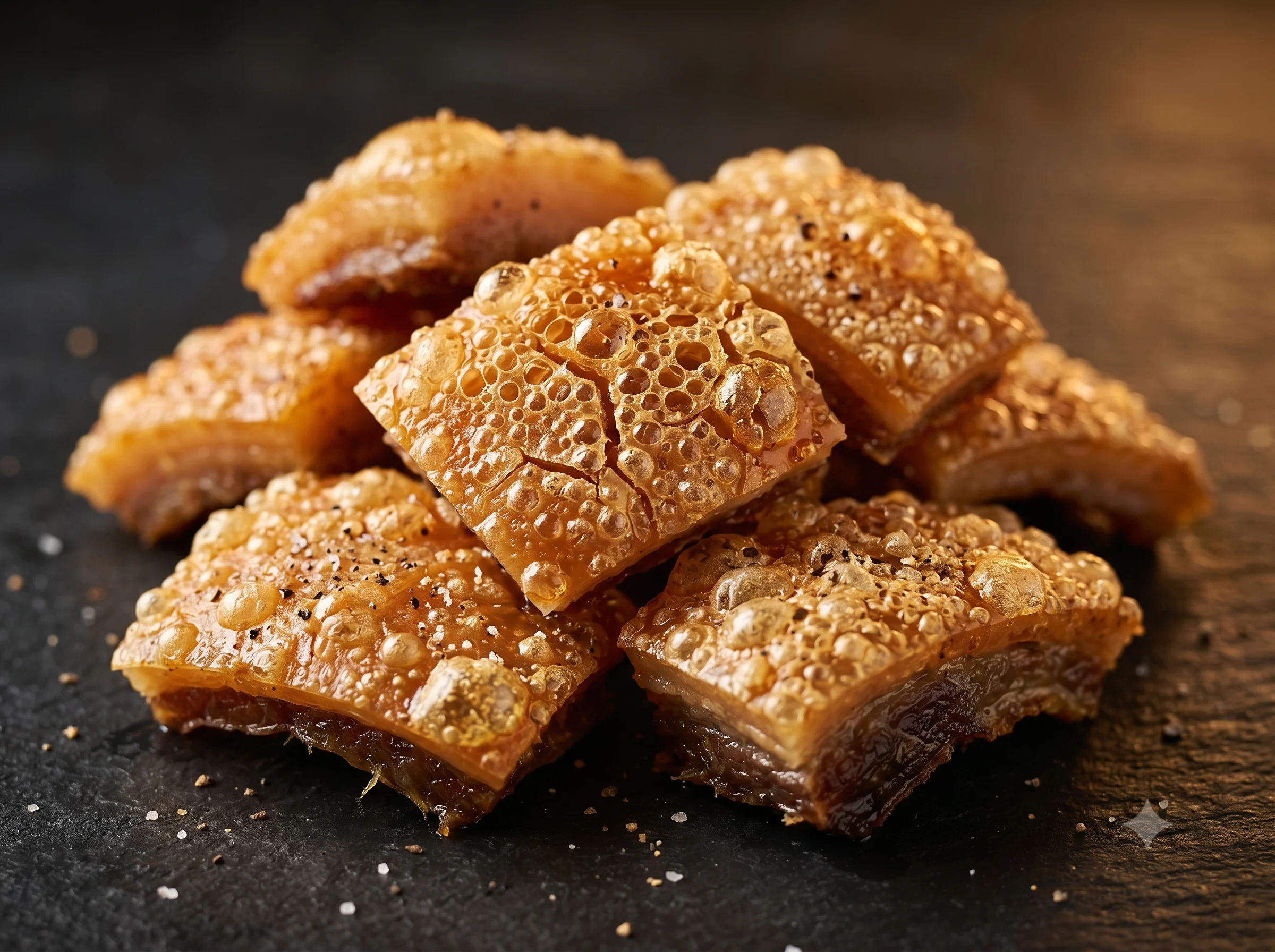 Chicharrones de lechona